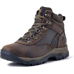 TIMBERLAND Women’s Keele Ridge Waterproof Mid Hiker Brown Boots, 7